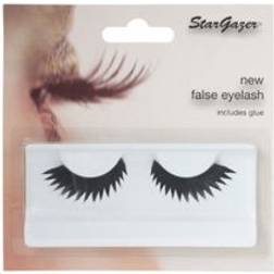 Stargazer Feathered False Eye Lashes #52 Black Jagged Edge