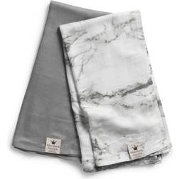 Elodie Details Bamboo Muslin Blanket Marble Grey