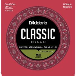 D'Addario EJ27N 1/2 Student Classics Normal .029-.045) 1/2 Scale Classical Guitar Strings