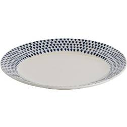 Nkuku Indigo Drop Dinner Plate 28cm