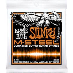 Ernie Ball 2922 Jeu de cordes guitare électrique Slinky M-Steel Hybrid Slinky 9-46