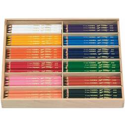 LYRA Giant Colour Crayons Pencils 144-pack