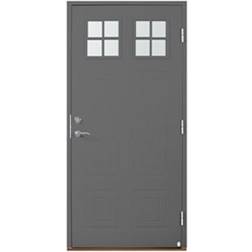 Leksandsdörren Kullsbjörken Ytterdörr Klarglas S 6000-N V (90x210cm)