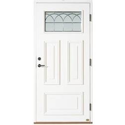 Leksandsdörren Karlsvarvet Ytterdörr Maskinantikt glas S 0502-Y H (90x200cm)