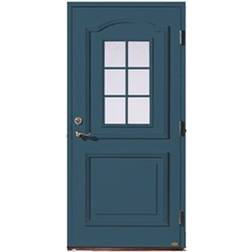 Leksandsdörren Sollerö Ytterdörr Cotswoldglas S 6020-B V (90x200cm)