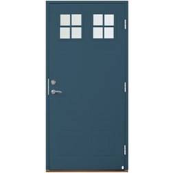 Leksandsdörren Kullsbjörken Ytterdörr Klarglas S 6020-B V (100x200cm)