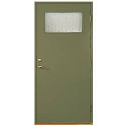 Leksandsdörren Moskogen Ytterdörr Cotswoldglas S 5020-G70Y V (90x210cm)