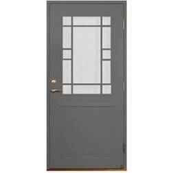 Leksandsdörren Källberget Ytterdörr Klarglas S 6000-N H (100x200cm)