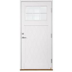 Leksandsdörren Smedby Ytterdörr Klarglas S 0502-Y V (90x210cm)