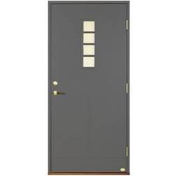 Leksandsdörren Noret Ytterdörr Klarglas S 6000-N V (90x210cm)
