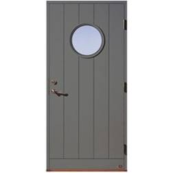Leksandsdörren Insjön Ytterdörr Klarglas S 6000-N V (90x200cm)