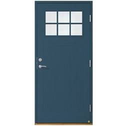 Leksandsdörren Västannor Ytterdörr Klarglas S 6020-B V (90x200cm)
