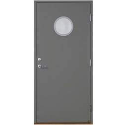 Leksandsdörren Lugnet Ytterdörr Klarglas S 6000-N V (90x210cm)