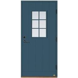 Leksandsdörren Insjön Ytterdörr Cotswoldglas S 6020-B V (90x210cm)