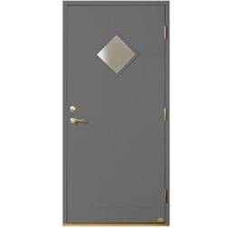 Leksandsdörren Olsnäs Ytterdörr Klarglas S 6000-N H (90x210cm)