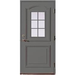 Leksandsdörren Sollerö Ytterdörr Cotswoldglas S 6000-N H (100x200cm)