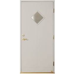 Leksandsdörren Olsnäs Ytterdörr Klarglas S 0502-Y50R V (90x210cm)