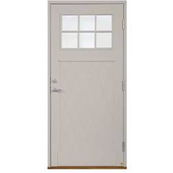 Leksandsdörren Smedby Ytterdörr Klarglas S 0502-Y50R H (100x210cm)