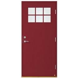 Leksandsdörren Västannor Ytterdörr Klarglas S 4050-R H (100x200cm)