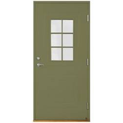 Leksandsdörren Helgås Ytterdörr Klarglas S 5020-G70Y V (90x210cm)