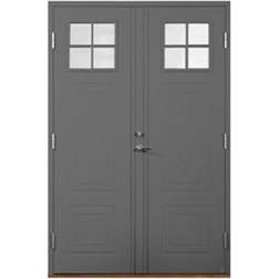 Leksandsdörren Kullsbjörken Ytterdörr Klarglas S 6000-N V (140x210cm)