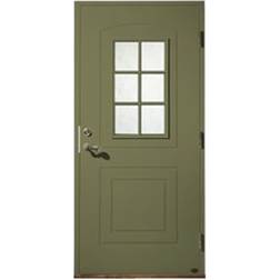 Leksandsdörren Västanvik Ytterdörr Cotswoldglas S 5020-G70Y V (100x210cm)
