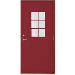 Leksandsdörren Helgås Ytterdörr Klarglas S 4050-R H (90x210cm)