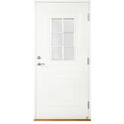 Leksandsdörren Helgås Ytterdörr Klarglas S 0502-Y H (100x200cm)