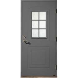 Leksandsdörren Västanvik Ytterdörr Cotswoldglas S 6000-N H (100x200cm)