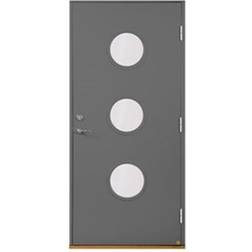 Leksandsdörren Hästberg Ytterdörr Klarglas S 6000-N V (90x200cm)