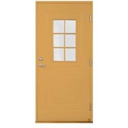 Leksandsdörren Helgås Ytterdörr Klarglas S 2040-Y20R V (100x200cm)