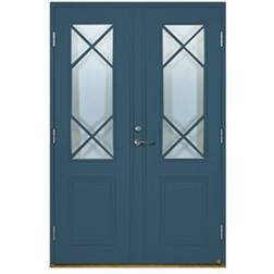 Leksandsdörren Klockaberg Ytterdörr Klarglas S 6020-B V (140x210cm)