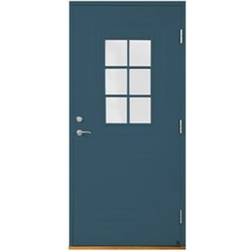 Leksandsdörren Helgås Ytterdörr Klarglas S 6020-B V (100x210cm)