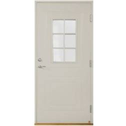 Leksandsdörren Helgås Ytterdörr Klarglas S 0502-Y50R H (90x200cm)