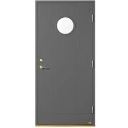 Leksandsdörren Lycka Ytterdörr Klarglas S 6000-N V (100x200cm)