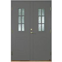 Leksandsdörren Västanvik Ytterdörr Cotswoldglas S 6000-N H (140x210cm)