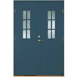 Leksandsdörren Västanvik Ytterdörr Cotswoldglas S 6020-B V (130x200cm)