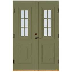 Leksandsdörren Hjortnäs Ytterdörr Cotswoldglas S 5020-G70Y V (140x210cm)
