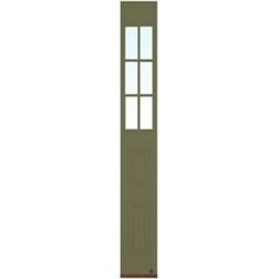 Leksandsdörren Granberg Sidoljus Klarglas S 5020-G70Y V (40x200cm)