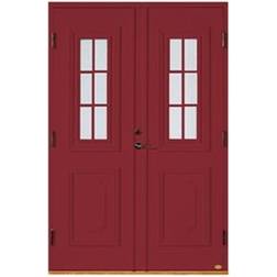Leksandsdörren Hjortnäs Ytterdörr Cotswoldglas S 4050-R H (150x200cm)