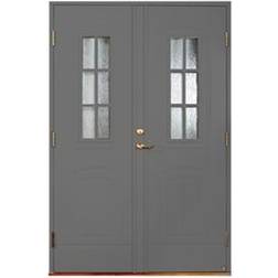 Leksandsdörren Solberga Ytterdörr Cotswoldglas S 6000-N V (150x210cm)