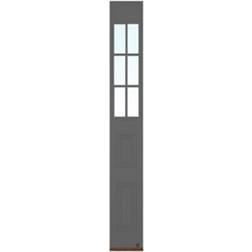 Leksandsdörren Granberg Sidoljus Klarglas S 6000-N V (40x200cm)