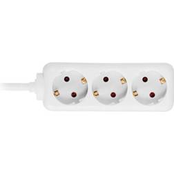 Deltaco 3 Socket Power Strip
