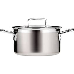 Le Creuset 3 Ply Rostfritt Stål Deep med lock 2.3 L 18 cm