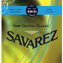 Savarez 540CJ Cristal Classic Bleu Tirant fort Jeu de cordes guitare classique