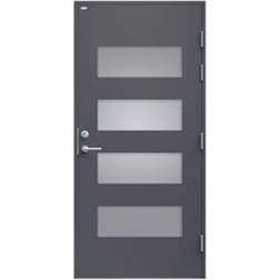 Diplomat Alma Ytterdörr Klarglas S 6502-B V (90x200cm)
