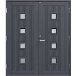 Diplomat Nike Ytterdörr Klarglas S 6502-B H (150x210cm)