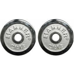 Hammer Chrome Weight Discs 2x2.5kg