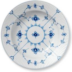 Royal Copenhagen Blue Fluted Plain Rim Soup Plate Assiette creuse 23cm