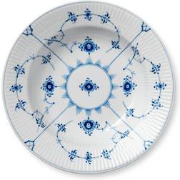 Royal Copenhagen Musselmalet Riflet Dyb tallerken 23cm